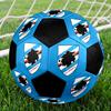1pz Logo Sampdoria Misura 5 Pallone da Calcio Praha Pallone da Calcetto Indoor Colorato Per Tutte le Età Cucito a Macchina PVC Pronto per la Competizione Resistente Ad Alto Rimbalzo
