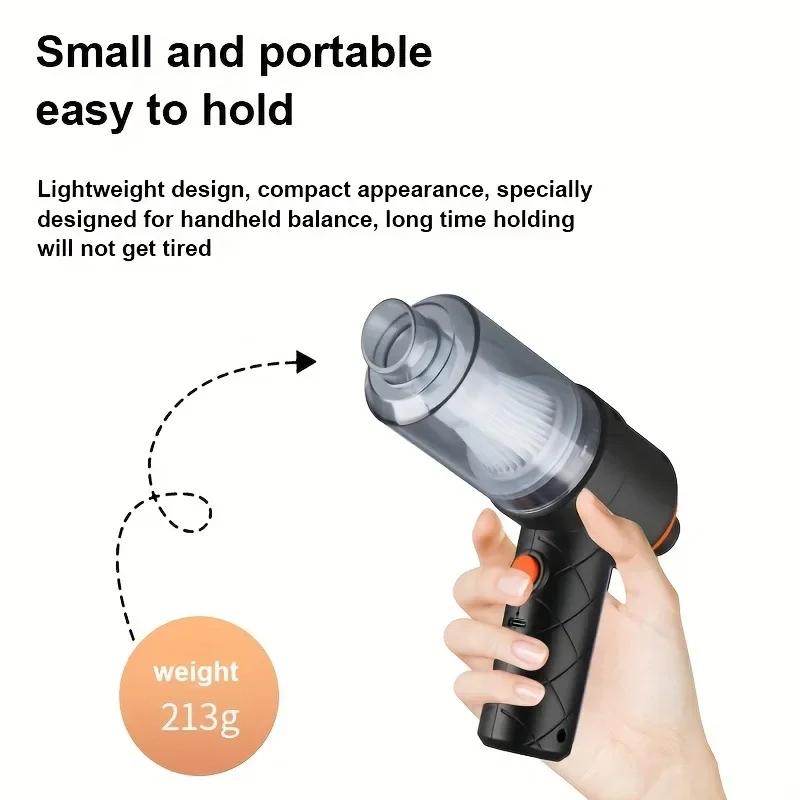 Handheld Mini Car Mounted Vacuum Cleaner Vehicle Wireless Portable Handheld Automobile Mini Vacuum Cleaner for Car Home