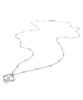 Polalita Art Frame Pendant Long Necklace (Plt-Nl-091_Sv)