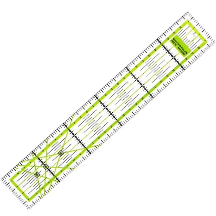 Transparent Quilting Ruler Tailor Sewing Ruler Cutting Guide Measuring Tools for Sewing Quilting and DIY Crafts