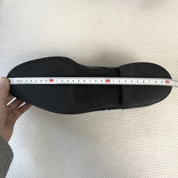 80s-90s USA Vintage Allen Edmonds Lombard Goodyear Welt Wingtip 9.5D / 27.0cm / Black(USED)