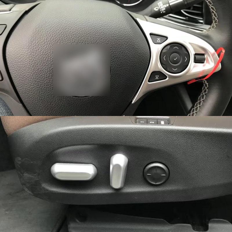 Suitable for 2017 Buick Regal interior parts like armrests, door handles, gear shift panels, and steering wheel trim.