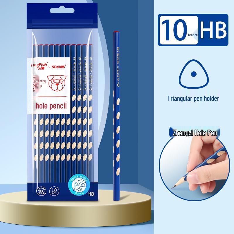 Triangular Barrel 2B/HB Pencil for First Grade Students - Correct Grip Writing Tool HB/2B