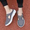 Zapatillas de Verano Superficie de Malla Transpirable Ultraligera Conveniencia Interior y Exterior Zapatillas de Gran Escala para Hombres Zapatillas de Exterior para Mujer