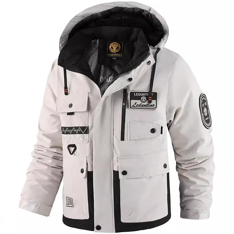 

Мужская куртка с толстой подкладкой, уличная теплая зимняя, мужские куртки с капюшоном, водонепроницаемая XXXL