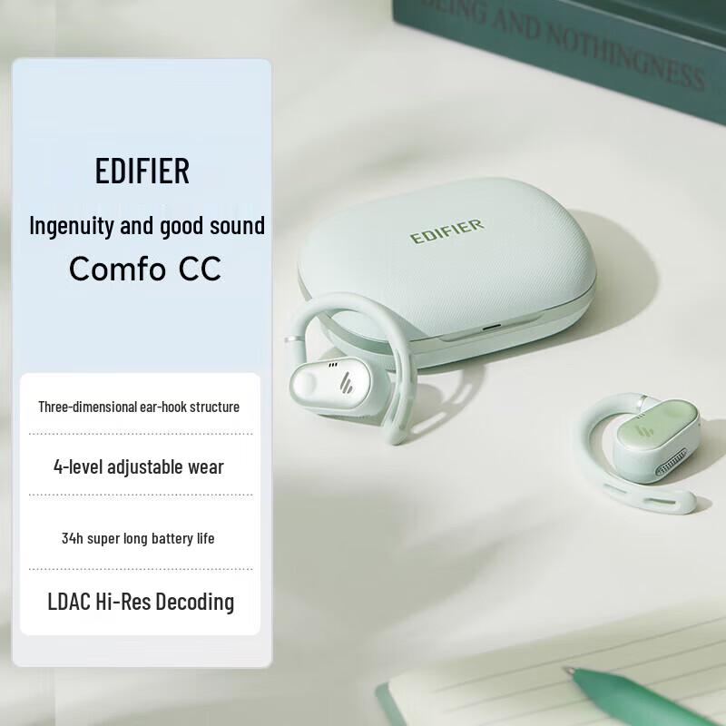 

Edifier Comfo CC Open-Ear True Wireless Sports Earbuds