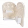 Pegboard Wall Multi Purpose Plastic Pegboard Storage Rack with 2 Adhesive Hooks Storage Accessories for Wall Corner Desk