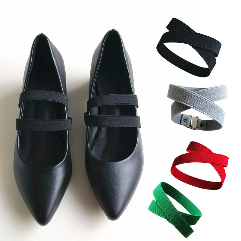 

1 пара антипадающих эластичных шнурков ремешка женские аксессуары для обуви на высоком каблуке