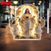 2D Flat Acrylic Religious Decoration, Indoor and Outdoor Decoration - No Battery/electricity Required, Free Day Decoration, Shop Decoration, Durable