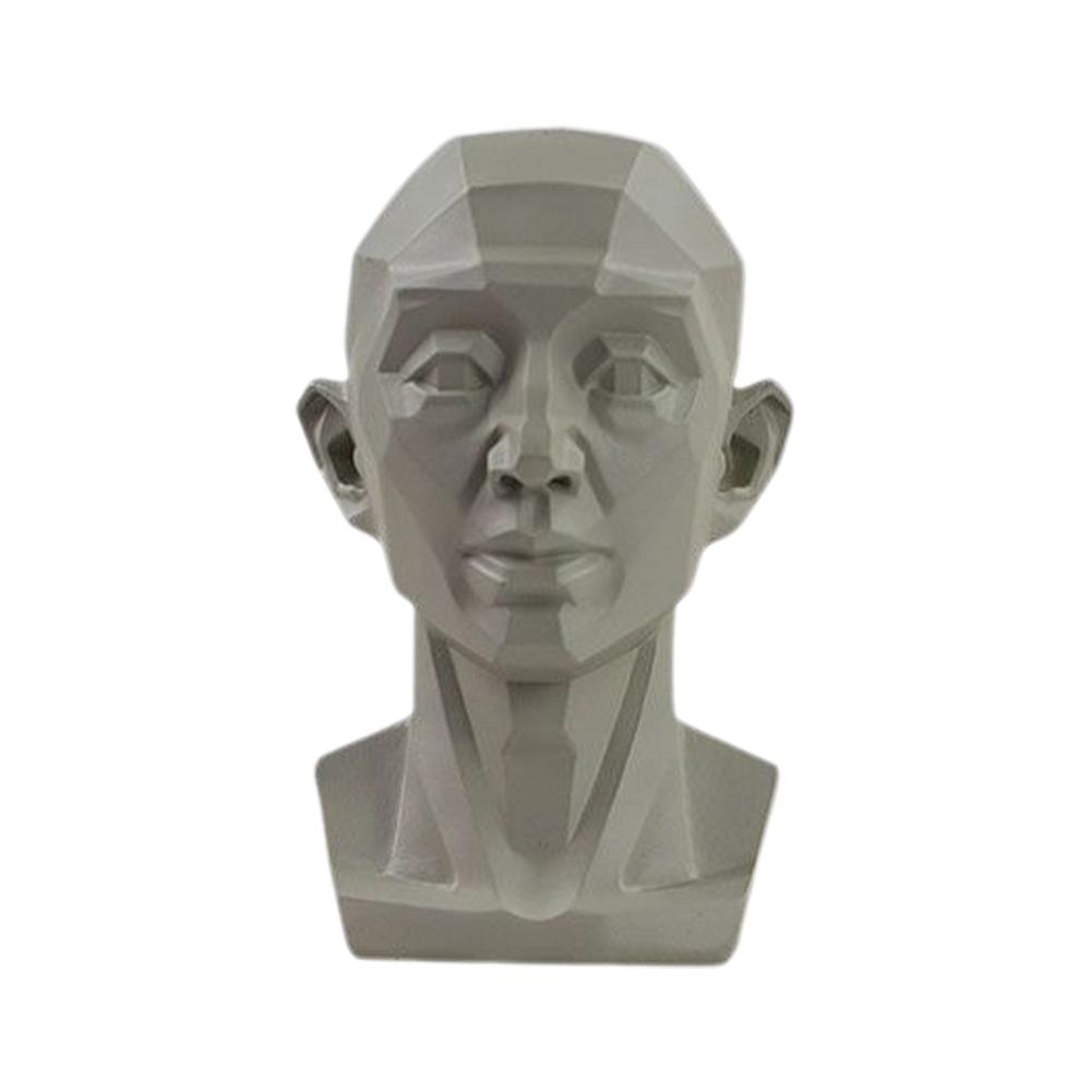Art Plaster Head Teaching Aids Simulation Head Classroom Version Sketch Mini Ornaments Head Plaster Resin E4C6