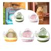 Hamster Carrier Cage with Water Bottle Habitat Hamster Travel Carrier Pet Outgoing Cage for Chinchilla Hedgehog Dwarf Hamster