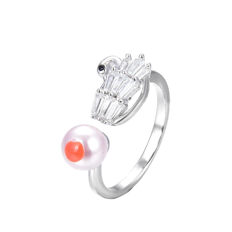 Lindon Classic 925 Sterling Silver Zirkonový prsten Dámské šperky Svatební slib Dárek na párty