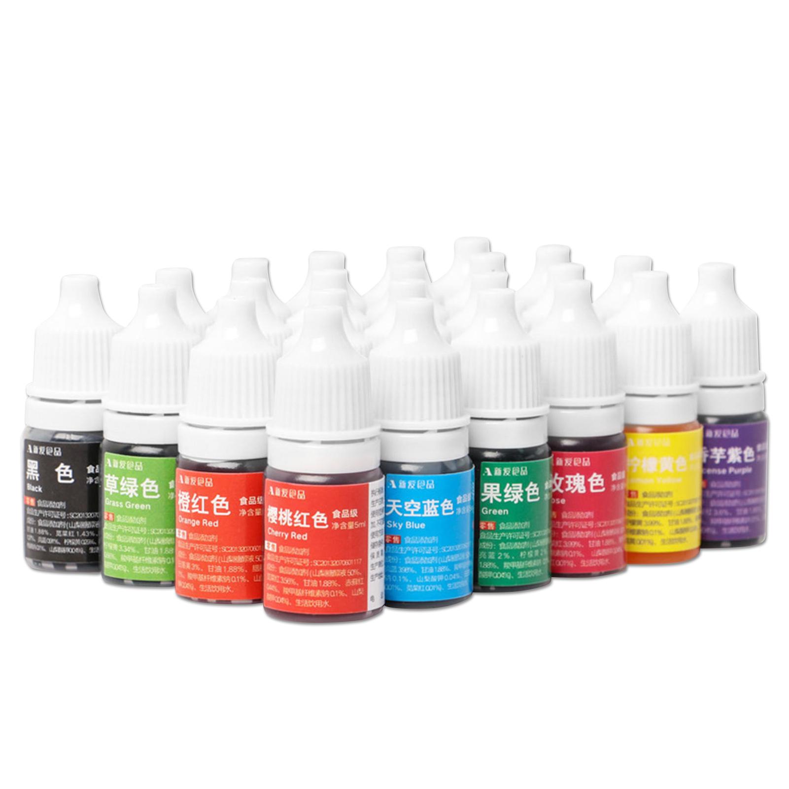 

Пищевой жидкий краситель для выпечки - практичный пищевой краситель | Безвкусный пищевой краситель | 25 цветов Яркие цвета глазури для кремового декора торта