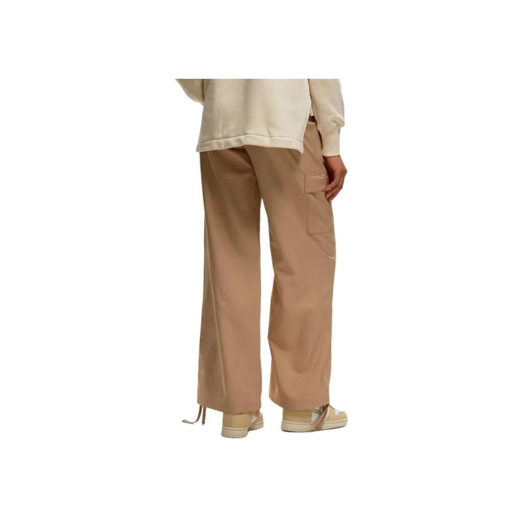 Jordan American Vintage Solid Color Loose Multi-Pocket Cargo Pants Women Pants Khaki DZ4437254
