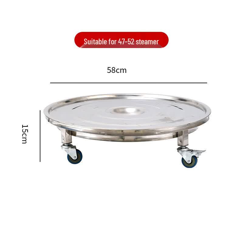 

Dirui en Stainless Steel Mobile Steamer Cart