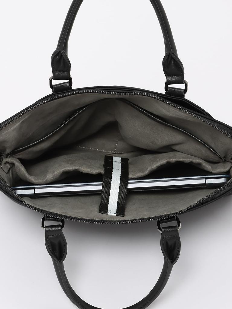 Slim briefcase  Water-repellent  High-density nylon