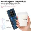 For Honor Magic7 Pro 5G Phone Case Leather Back Cover with Card Slots Kickstand