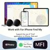4-Pack IOS GPS Smart Tag for Apple Find My Tracker Kits with Strong Magnetic Suction Silicone Shell Anti-loss for Skateboard Car