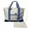 UsedTote Bag White/blue Cotton Women