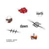 Naruto Akatsuki & Kakashi Waterproof Reusable Stickers - Genuine Merchandise