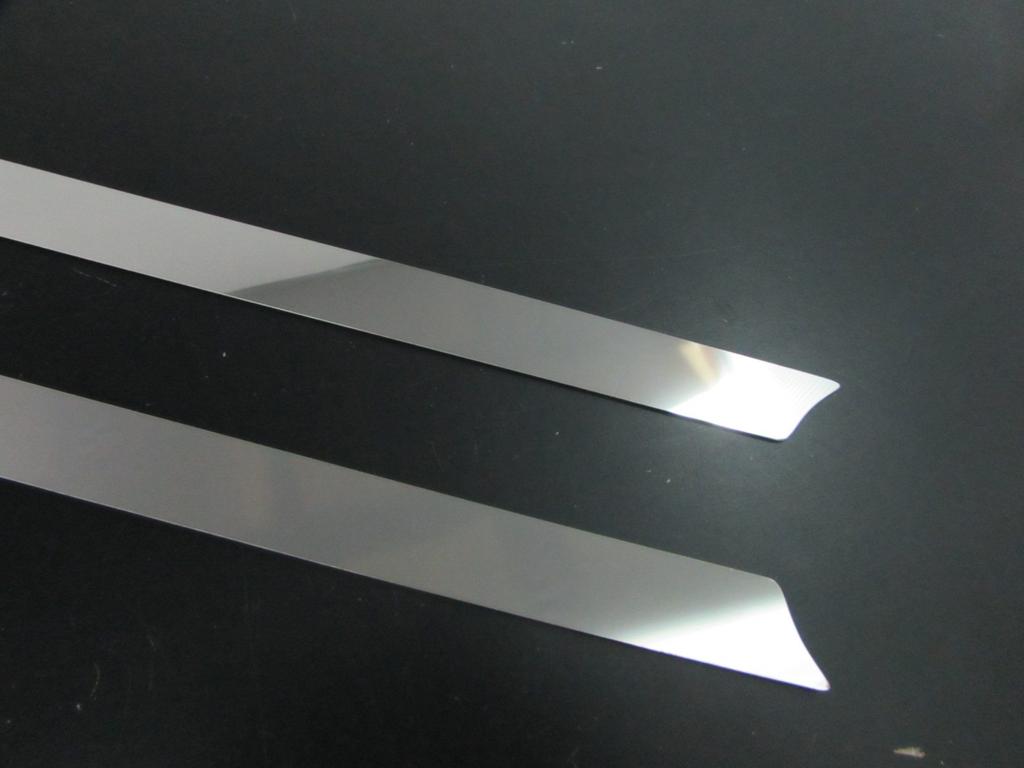 BRIGHTZ Elysion Prestige Finish Stainless Steel Plated Slide Rail Panels 5580 Ultra-Mirror (2-Piece Set) [SLI-PAN-004]