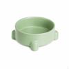 Ceramic Cat Food Bowl, 5inch, Matte Finish, Cervical Protection, NonSpill 5 Inch Fruit Green