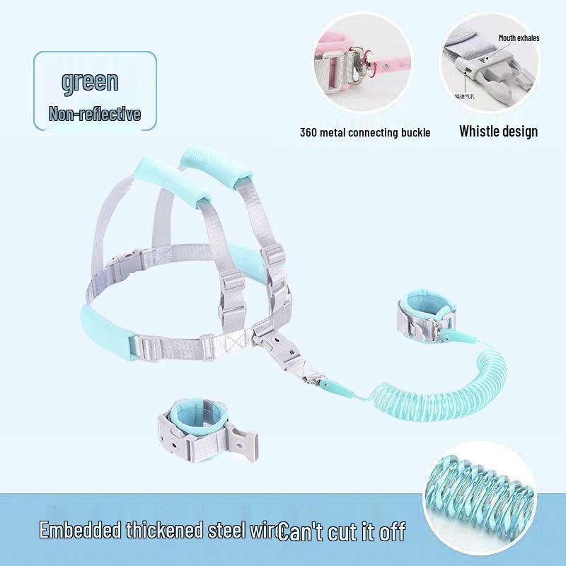 Children s Anti-Lost Wristband with Traction Rope and Stroller Safety Harness