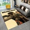 classic The Walking Dead Rick Daryl Horror TV Carpet Rug for Bedroom Living Room Sofa Doormat Home Decor,Kid Area Rug Non-slip