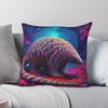 Pangolin Endangered Species Square Pillowcase Polyester Linen Velvet Creative Zip Decor Throw Pillow Case Car Cushion Cover