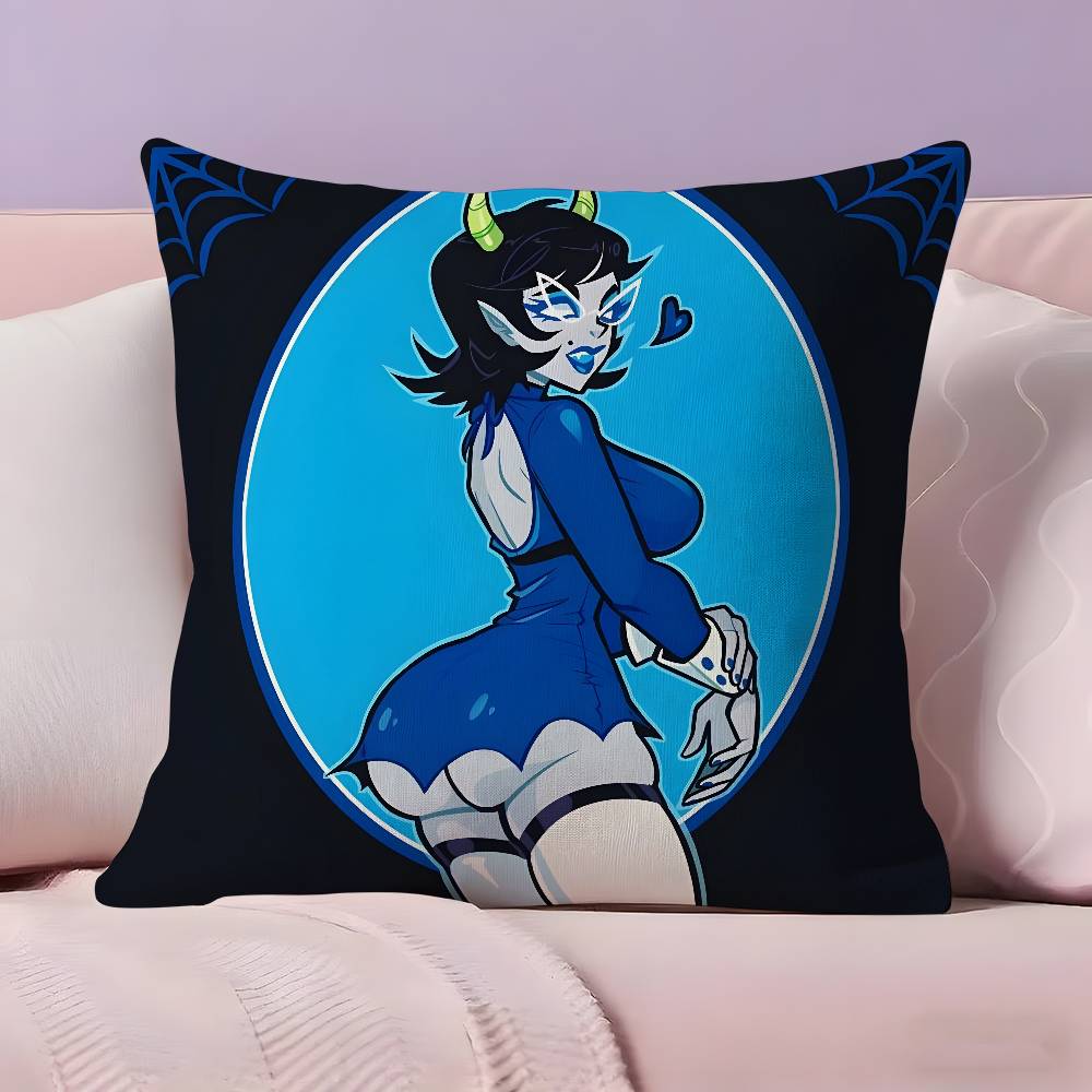 Anime HHomestuck Pillow Case Ultra Soft Skin Friendly Fabric Cloud Like Comfort  Concealed Zipper