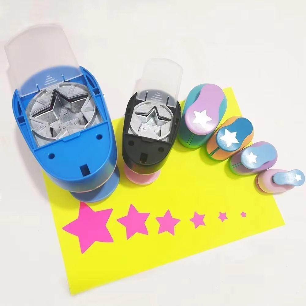 Paper Cutter Crafts Hole Puncher 8/16/22/31/50mm Star Punching Machine  Card Making