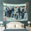 Stray Kids ATE Tapestry K-pop Idol Group Wall Hanging for Bedroom Dorm Fan Room Decor SKZ Rooftop Poster