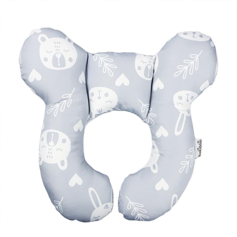 U-Shaped Head Support Pillow for Children's Car Seats and Strollers
