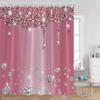 Glitzer Duschvorhänge mit tropfendem Glitzer (Keine Pailletten) Glänzende Diamanten Elegante Badezimmerdekorationen Polyesterstoff Duschvorhang