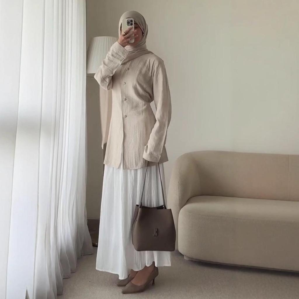 2025 Summer Women's Comfortable Loose Casual Top, Pants & Headscarf Set
