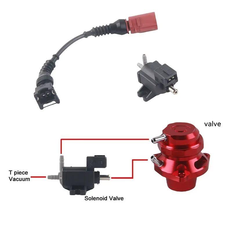 A77Q-Aluminum Auto Turbo Dump Blow Off Valve Kit For VW For Polo Scirocco GTI 1.8 2.0 GTI EA888
