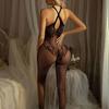 1 Stück Damen Transparent Bodystocking Erotische Schrittlose Dessous Sexy Hohl Fischernetz Bodysuit Sexy Netzunterwäsche Sexkostüm