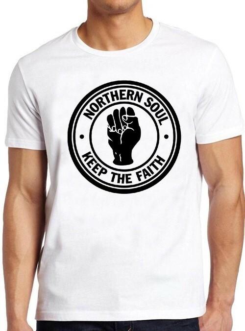 Northern Soul Keep The Faith Music Motown Mod Scooter Dance Tee Unisex T-Shirt S