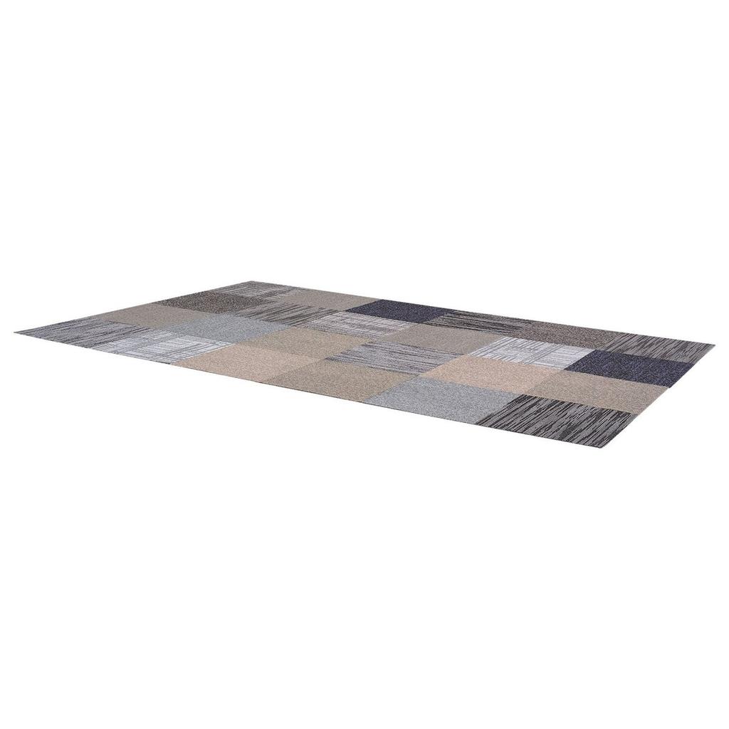 Carpet Tiles Reusable 508 x 508 mm, 24 PCS Modular Carpet Square Rug, Commercial Floor Soft Padded for Seamless Cover 6.2, Easy DIY Replacement for