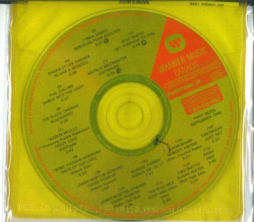 CD РАЗЛИЧНЫЕ  Warner Music Canada Сентябрь 1996  PROC96300 WARNER MUSIC CA 1996 Канада Рок Б/у