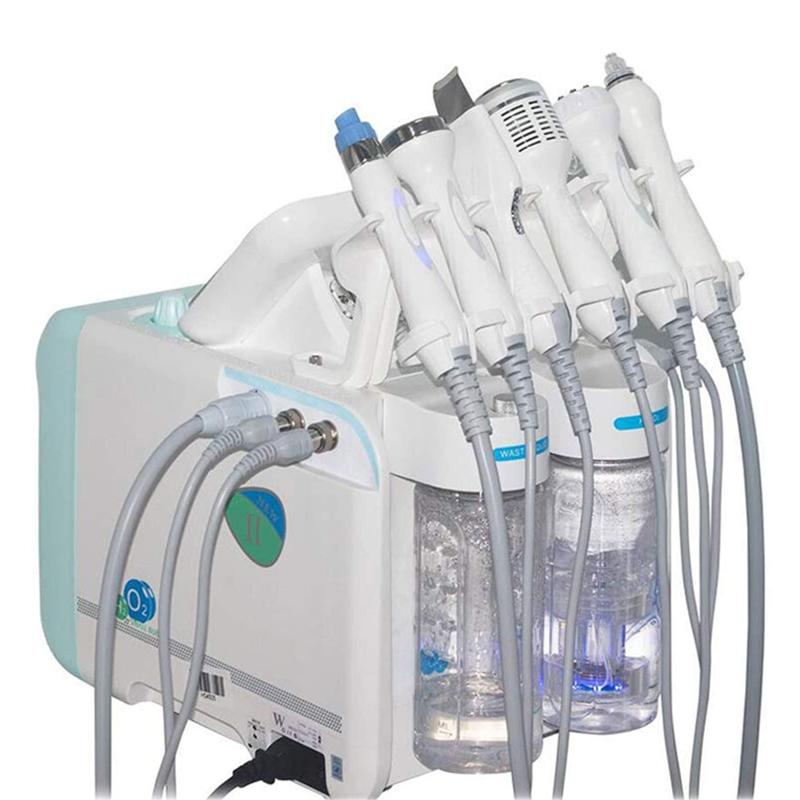 6 in 1 kleine Blase Sauerstoff Hydrafacial Maschine Mikrodermoabrasion Gesichtsreinigungsgerät Home Salon Spa Hautpflegegerät