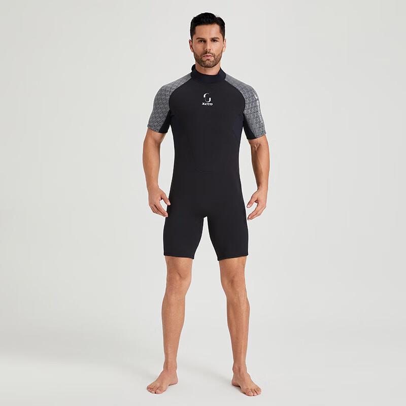 Men s 3mm Short-Sleeve Thermal Wetsuit One Size