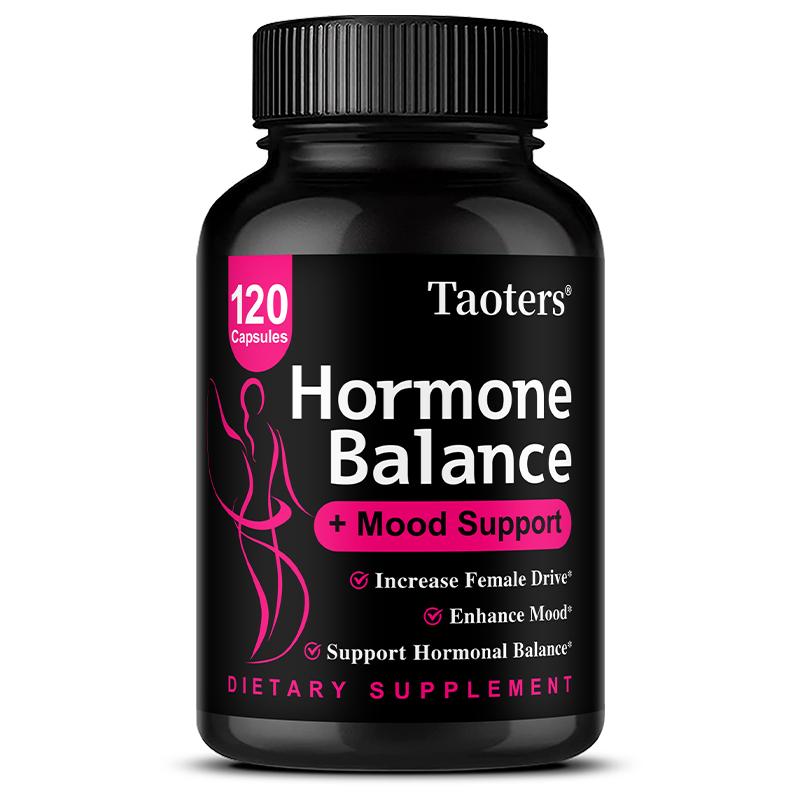 Taoters Hormone Balance Dietary Supplement, Red maca root 120 Capsules