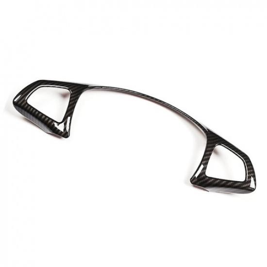 ABS Carbon Fiber Steering Wheel Panel Cover For Mercedes Benz C E CLA W205 W213