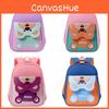Delightful And Spacious Cute Bear Backpack For Kindergarten Boys And Girls Cute Animal Print