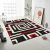 Ins Simple Style Geometric Living Room Carpet Cloakroom Bedroom Washable Non-slip Rug Dining Room Art Decoration Soft Floor Mat