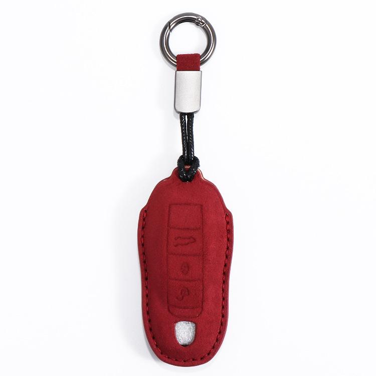 Porsche Key Case Protective Shell for Cayenne, Panamera, Macan, 911, 718 - Full Wrap High-End Buckle.