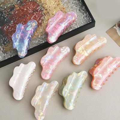 Glittering Color Hair Clip Female Colorful Jaw Clip Daily Wear Hair Claw for Formal Theme Event Hair Styling Accessories