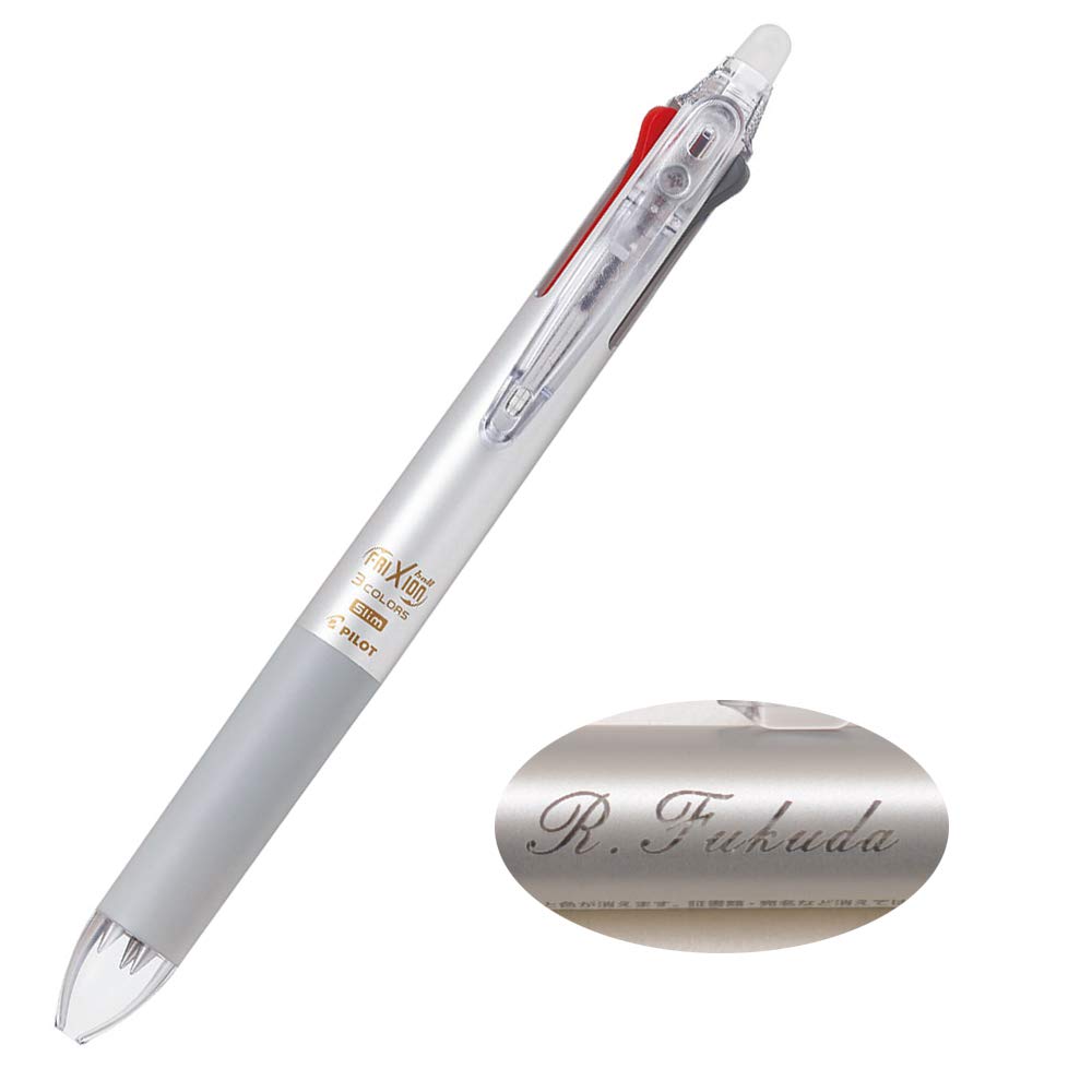 Pilot FriXion Ball 3 Slim 0.38mm Erasable Gel Pen - Silver