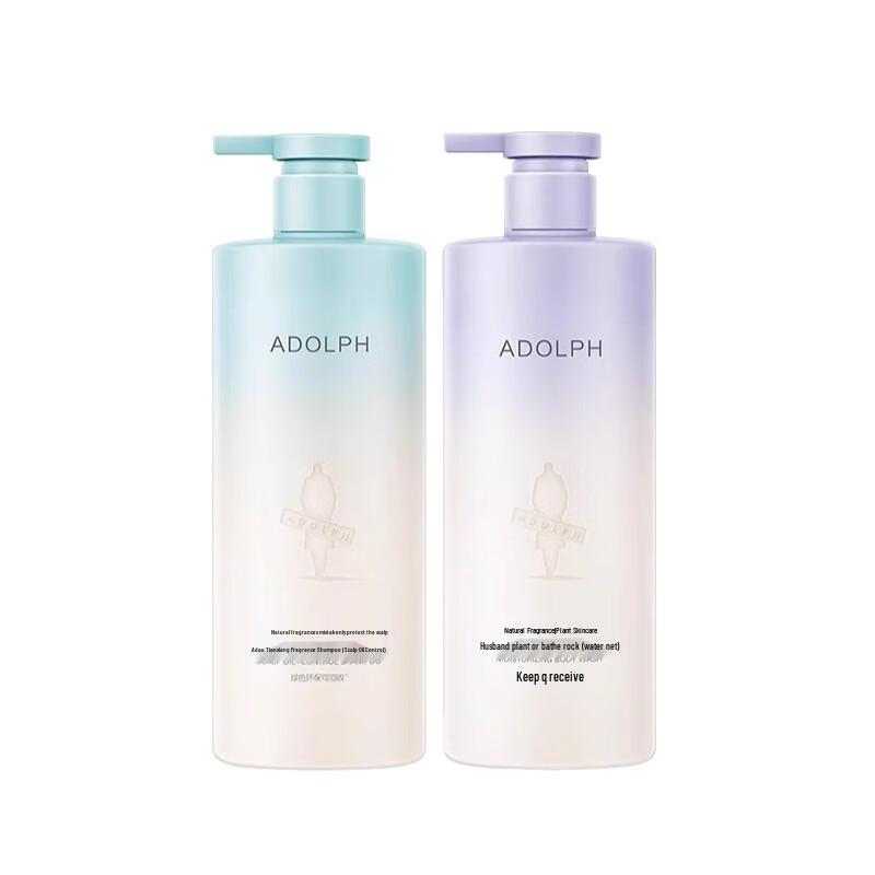 Adolph Plant Fragrance Shampoo & Shower Gel Set
